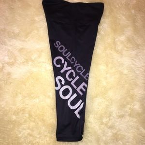 Black Soulcycle ombré Capri legging